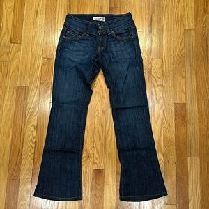 WOMEN’S RED ENGINE FIREBELL BOOT CUT FLARES BELL JEANS, SIZE: 26